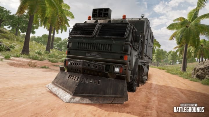PLAYERUNKNOWN’S BATTLEGROUNDS Console Update 8.1 introduces Loot Trucks, an all new feature exclusive to the remastered Sanhok. PLAYERUNKNOWN’S BATTLEGROUNDS Console Update 8.1 introduces Loot Trucks, an all new feature exclusive to the remastered Sanhok.