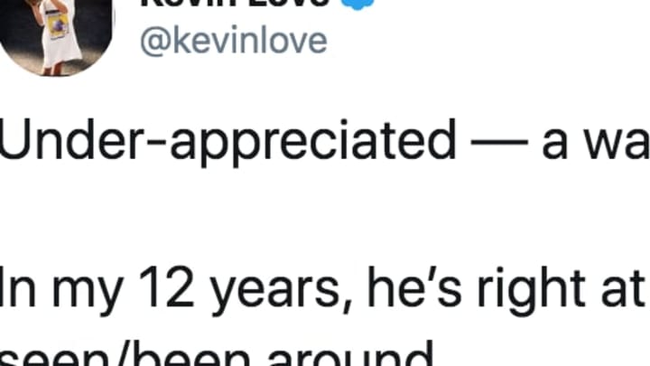 Kevin Love has lots of praise for his Cleveland Cavaliers teammate Collin Sexton.
