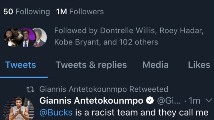 Some people on Twitter think Giannis Antetokounmpo is not the