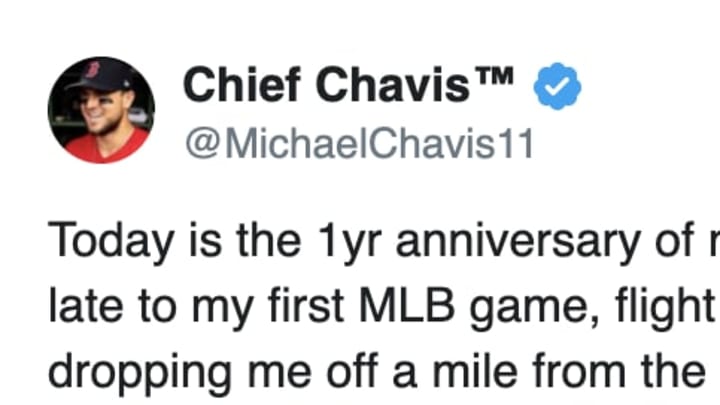 Boston Red Sox slugger Michael Chavis had a nightmare MLB Debut day, then a sweet reward.