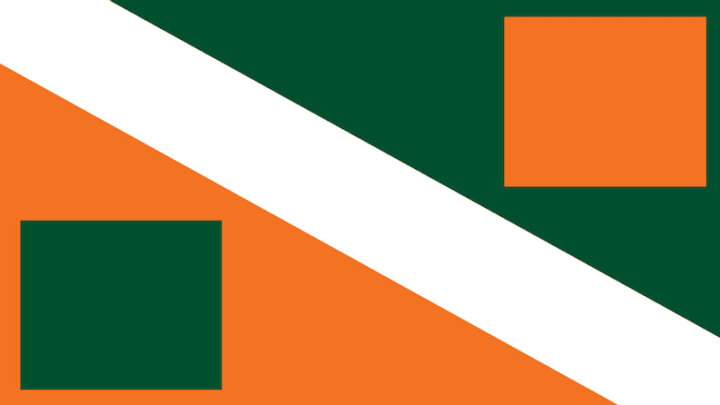 Miami Hurricanes Flag Design