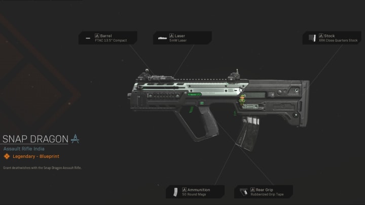 The Snap Dragon is a weapon blueprint for the RAM-7 in Warzone.