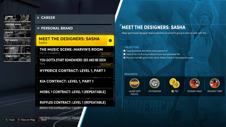 Here's how to complete the "Meet the Designers" quest line in NBA 2K22 MyCareer on Next Gen.
