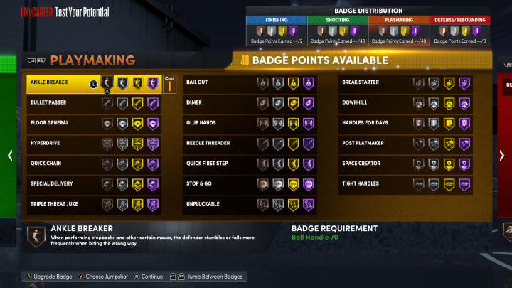 Here are the best Playmaking Badges to use in NBA 2K22 MyCareer on Current Gen and Next Gen.