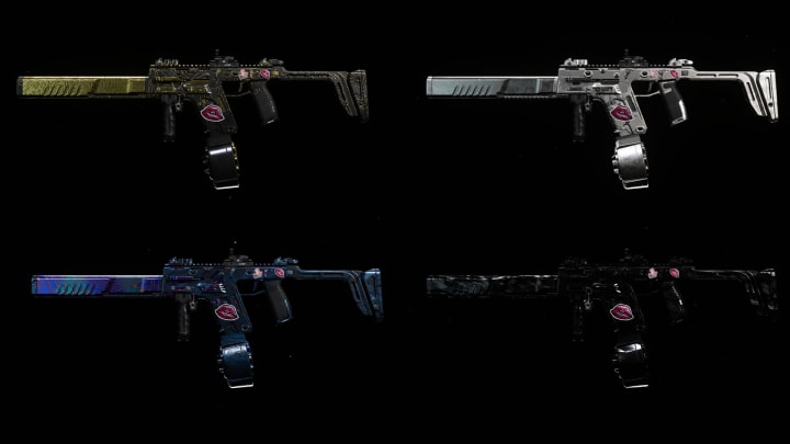 Upcoming camo profiles for the Fennec SMG