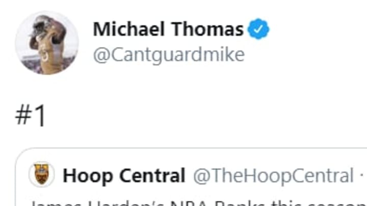 Michael Thomas revealed a surprise pick for his No. 1 player in the NBA.