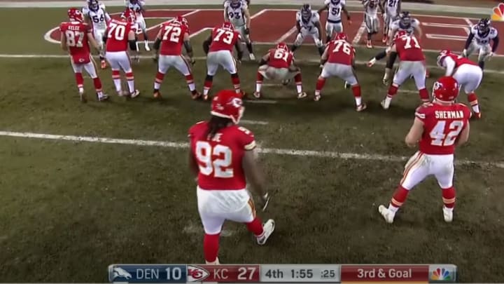 Remembering Dontari Poe's touchdown pass. (NFL/YouTube) Remembering Dontari Poe's touchdown pass. (NFL/YouTube)