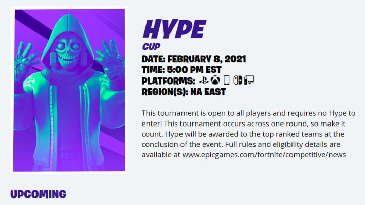Hype Cup: Need to Know
