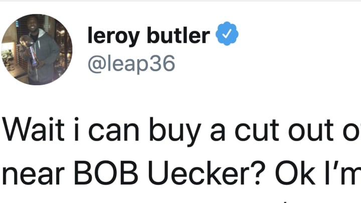 LeRoy Butler wants to be at a Milwaukee Brewers game in cardboard form
