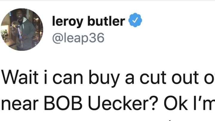 LeRoy Butler wants to be at a Milwaukee Brewers game in cardboard form LeRoy Butler wants to be at a Milwaukee Brewers game in cardboard form