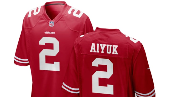 Brandon Aiyuk's first 49ers jersey