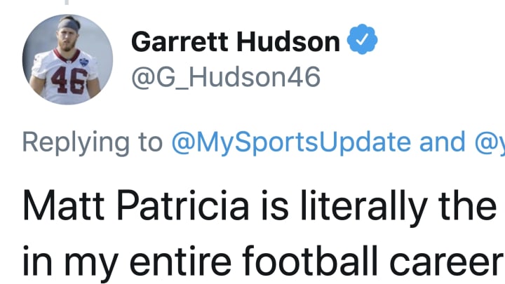 Former Lions Tight End Garrett Hudson Backs Up Darius Slay and