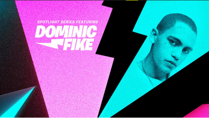 Dominic Fike Fortnite Party Royale Spotlight concert series kicks off on Saturday. Dominic Fike Fortnite Party Royale Spotlight concert series kicks off on Saturday.