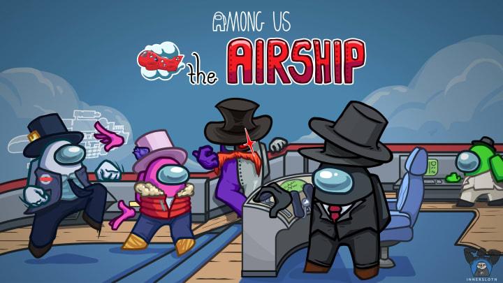 Among Us' fourth map, the Airship, arrives March 31.