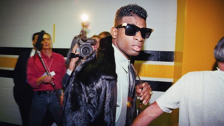 Deion Sanders pays tribute to his high school football coach