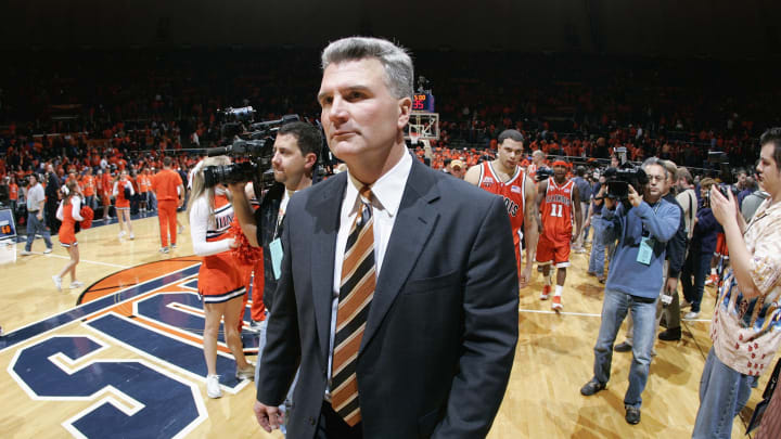 CHAMPAIGN, IL – JANUARY 20: Head coach Bruce Weber of the Illinois Fighting Illini (Photo by Joe Robbins/Getty Images)