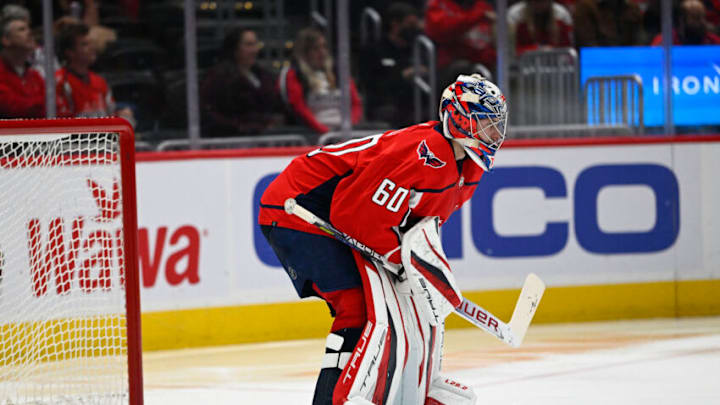 Zach Fucale, Washington Capitals Mandatory Credit: Brad Mills-USA TODAY Sports