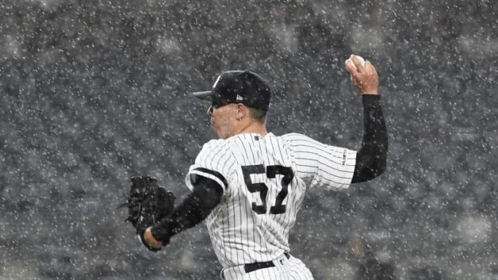 New York Yankees. #57. (Photo by Sarah Stier/Getty Images)