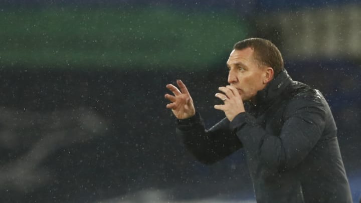Leicester City's Northern Irish manager Brendan Rodgers (Photo by JASON CAIRNDUFF/POOL/AFP via Getty Images)