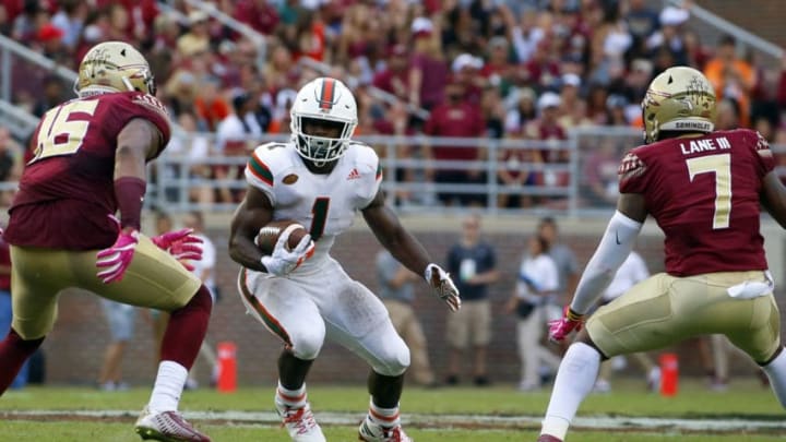 TALLAHASSEE OCTOBER 7: Running back Mark Walton