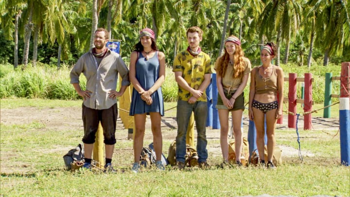 Survivor Edge of Extinction Final Five pre-challenge