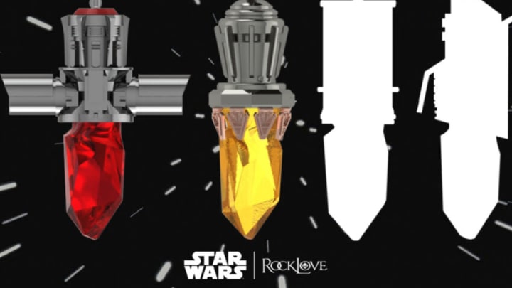 New Star Wars Kyber Crystal Jewelry Collection Announced. Photo: RockLove Jewelry.
