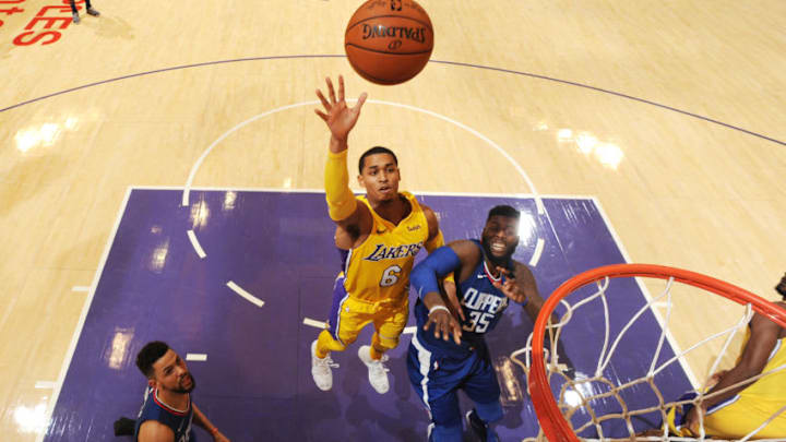 LOS ANGELES, CA - OCTOBER 19: Jordan Clarkson