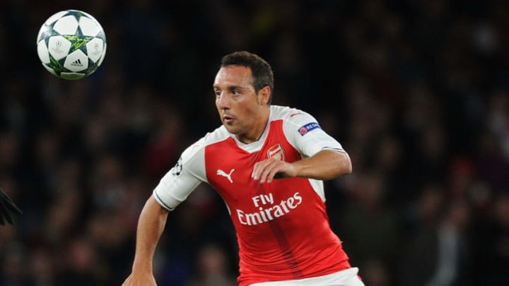 LONDON, ENGLAND - OCTOBER 19: Santi Cazorla of Arsenal during the UEFA Champions League match between Arsenal FC and PFC Ludogorets Razgrad at Emirates Stadium on October 19, 2016 in London, England. (Photo by Stuart MacFarlane/Arsenal FC via Getty Images)