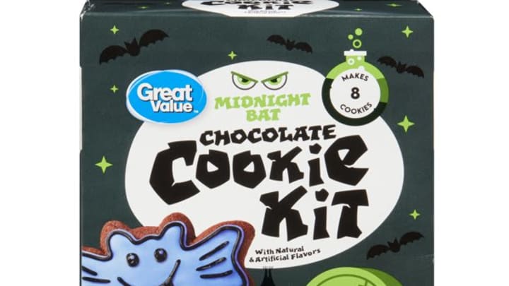 Walmart Halloween cookie kits from Great Value