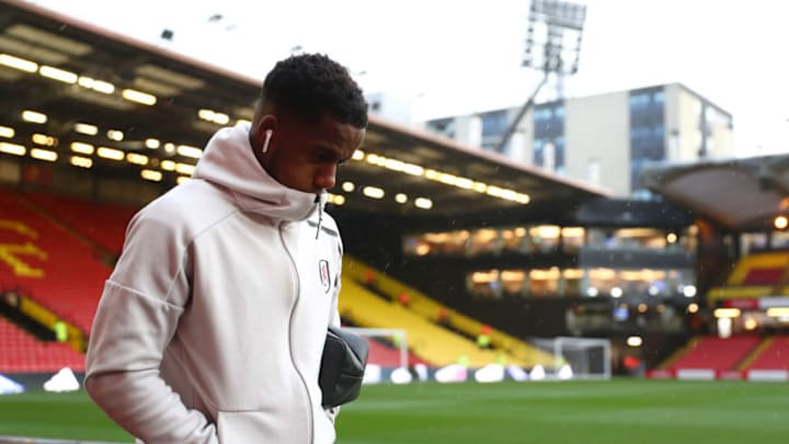 WATFORD, ENGLAND - APRIL 02: Ryan Sessegnon of Fulham arrives at the stadium prior to the Premier League match between Watford FC and Fulham FC at Vicarage Road on April 02, 2019 in Watford, United Kingdom. (Photo by Dan Istitene/Getty Images)