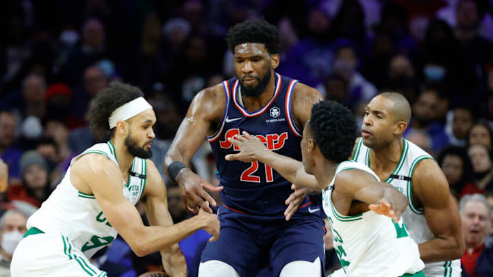 The 76ers hope to bounce back after an embarrassing loss to the Celtics when they take on the Bucks tonight at 8:30 PM EST (Photo by Tim Nwachukwu/Getty Images)