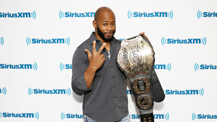 NEW YORK, NY – APRIL 04: Wrestler Jay Lethal visits the SiriusXM Studios on April 4, 2019 in New York City. (Photo by Cindy Ord/Getty Images)