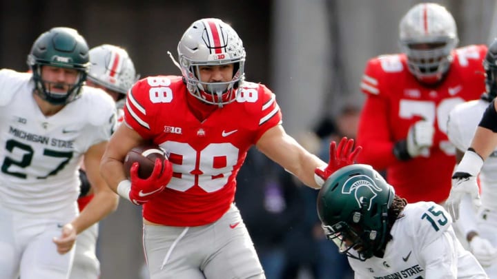 Ohio State Buckeyes tight end Jeremy Ruckert (88)