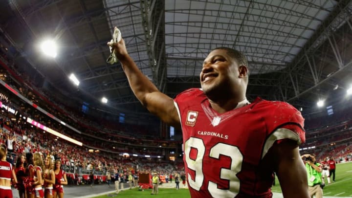 GLENDALE, AZ - DECEMBER 27: Defensive end Calais Campbell