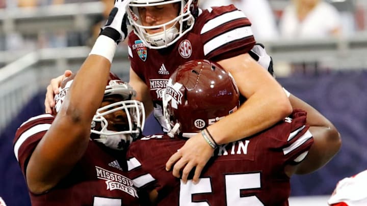 ST. PETERSBURG, FL - DECEMBER 26: Quarterback Nick Fitzgerald (Photo by Joseph Garnett, Jr. /Getty Images)