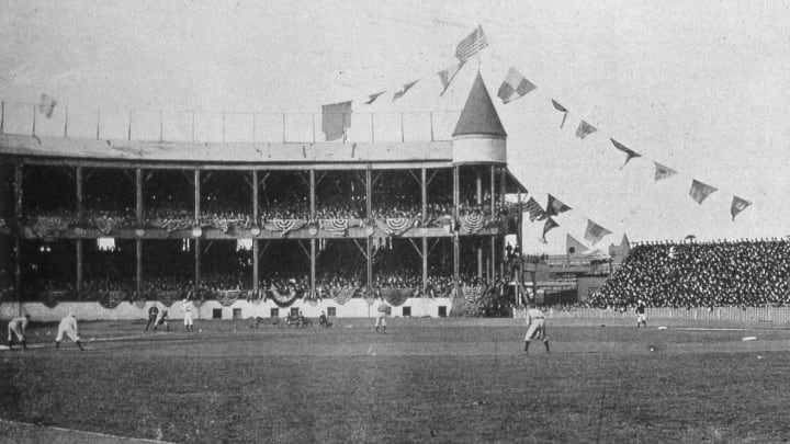 (Public domain photo of 1890 Harvard team via Wikimedia Commons)   (Public domain photo of 1890 Purdue team via Wikimedia Commons)