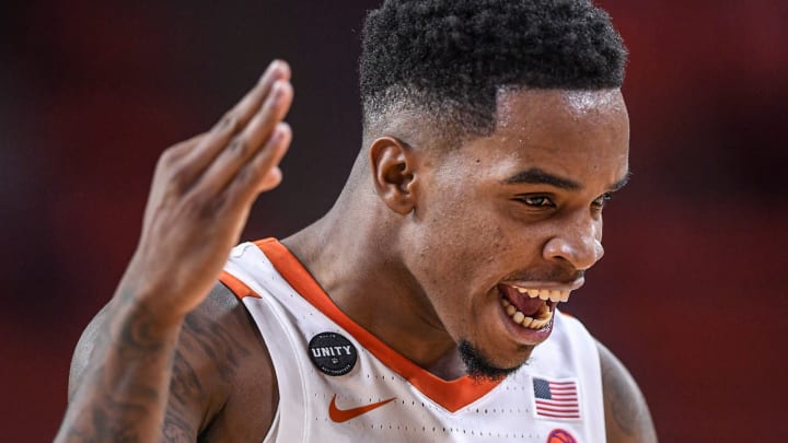 Clemson Tigers guard Al-Amir Dawes Ken Ruinard-USA TODAY Sports