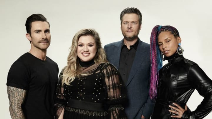 THE VOICE -- Season: 14 -- Pictured: (l-r) Adam Levine, Kelly Clarkson, Blake Shelton, Alicia Keys -- (Photo by: Art Streiber/NBC)