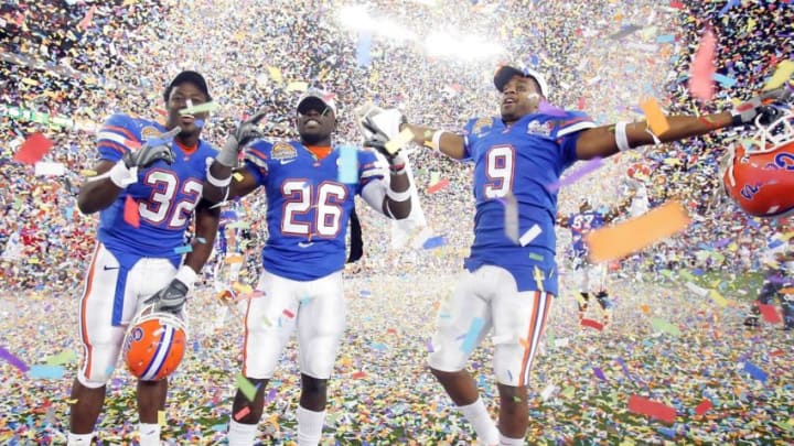 Kenneth Tookes, Jermaine McCollum Dustin Doe, Florida football (Photo by Andy Lyons/Getty Images)