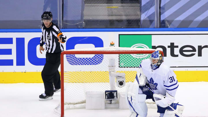 TORONTO, ONTARIO – AUGUST 06: Frederik Andersen (Photo by Andre Ringuette/Freestyle Photo/Getty Images)