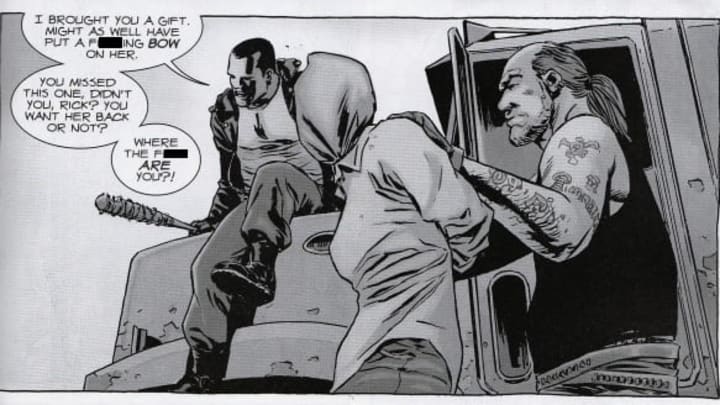 Negan with Holly - The Walking Dead, Image Comics and Skybound Entertainment