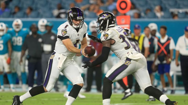 MIAMI GARDENS, FL - AUGUST 17: Josh Woodrum