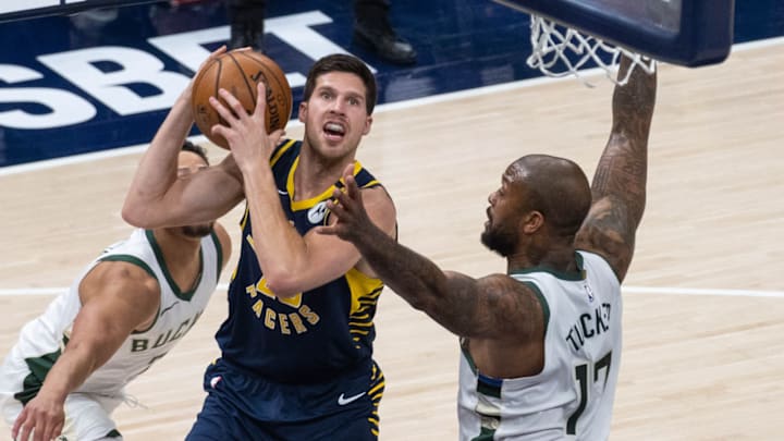 Milwaukee Bucks: Bryn Forbes, P.J. Tucker, Indiana Pacers: Doug McDermott