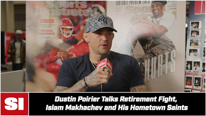 Dustin Poirier Talks Retirement Fight, Islam Makhachev and His Hometown Saints Dustin Poirier Talks Retirement Fight, Islam Makhachev and His Hometown Saints