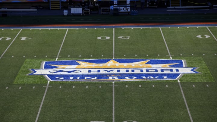 Dec 31, 2012; El Paso, TX, USA; A general view of the Sun Bowl logo Mandatory Credit: Ivan Pierre Aguirre-USA TODAY Sports