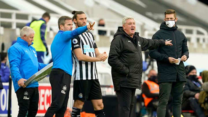 Steve Bruce, Manager of Newcastle United. (Photo by Owen Humphreys - Pool/Getty Images)