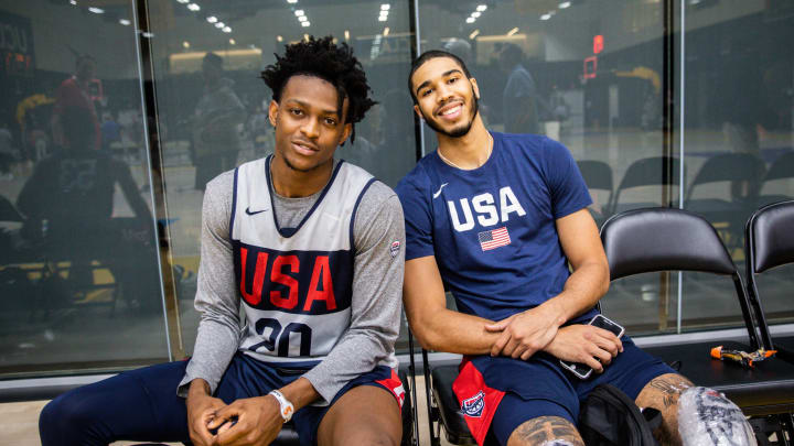 De'Aaron Fox, Jayson Tatum, Sacramento Kings