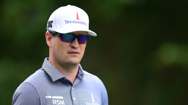 HILTON HEAD ISLAND, SOUTH CAROLINA – APRIL 19: Zach Johnson walks off the 11th tee during the second round of the 2019 RBC Heritage at Harbour Town Golf Links on April 19, 2019 in Hilton Head Island, South Carolina. (Photo by Jared C. Tilton/Getty Images)