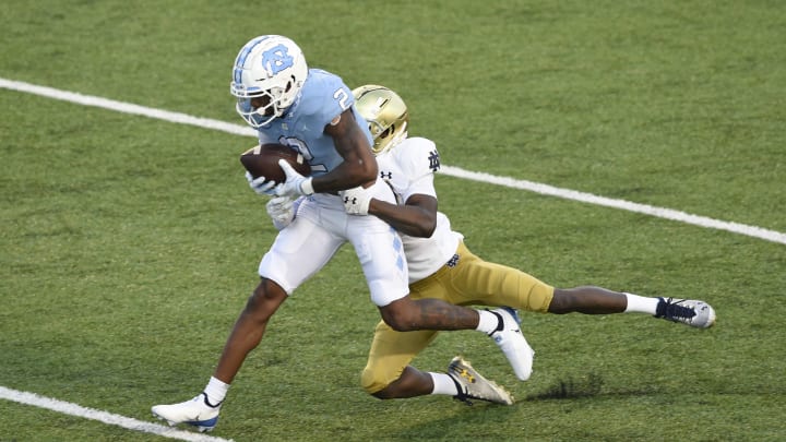 Dyami Brown, North Carolina Football. Mandatory Credit: Bob Donnan-USA TODAY Sports