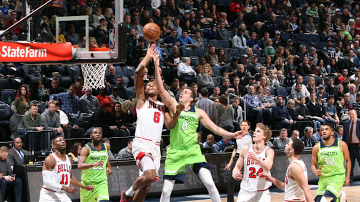 MINNEAPOLIS, MN - FEBRUARY 24: Cristiano Felicio
